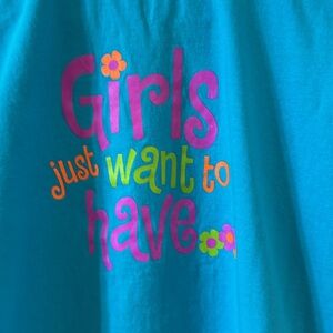 ✋💚Girls Graphic Tee Girls Just Want To Have Fun Smart Cookies GS T shirt